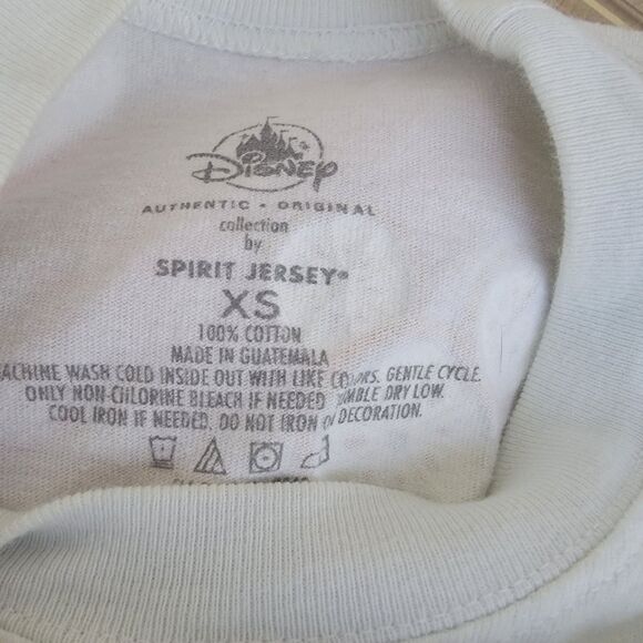 Walt Disney World Spirit Jersey TIE DYE RAINBOW w/LEMON Size XS Long Sleeve - Picture 5 of 5